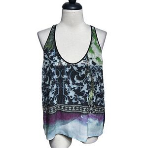 Clover Canyon Multicolor Sequin Tank Top Size Medium